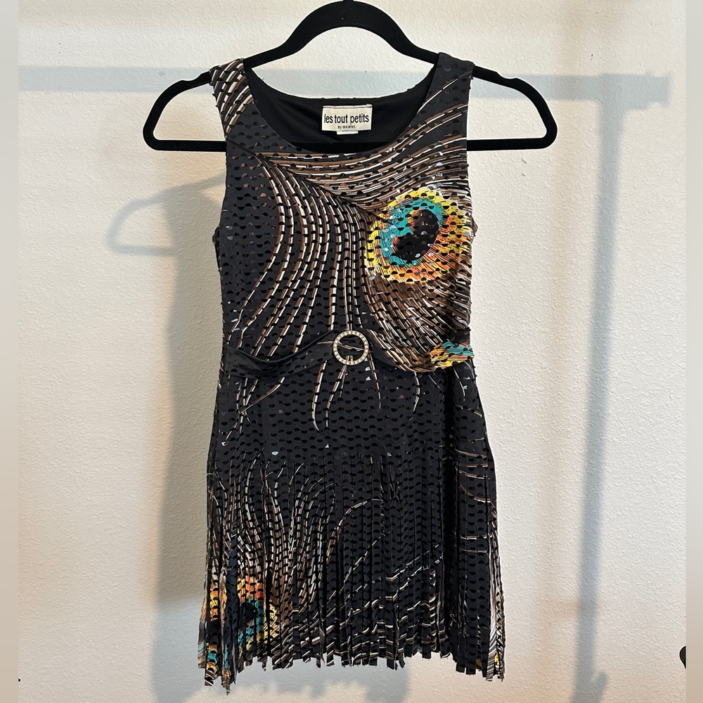 Black and Multicolor Dress